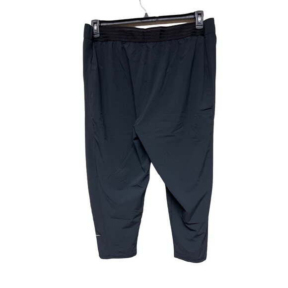 Nike Dri-Fit Women's Pants 7/8 Running Activewear Black Pockets Plus Size 1X NEW - Picture 2 of 13